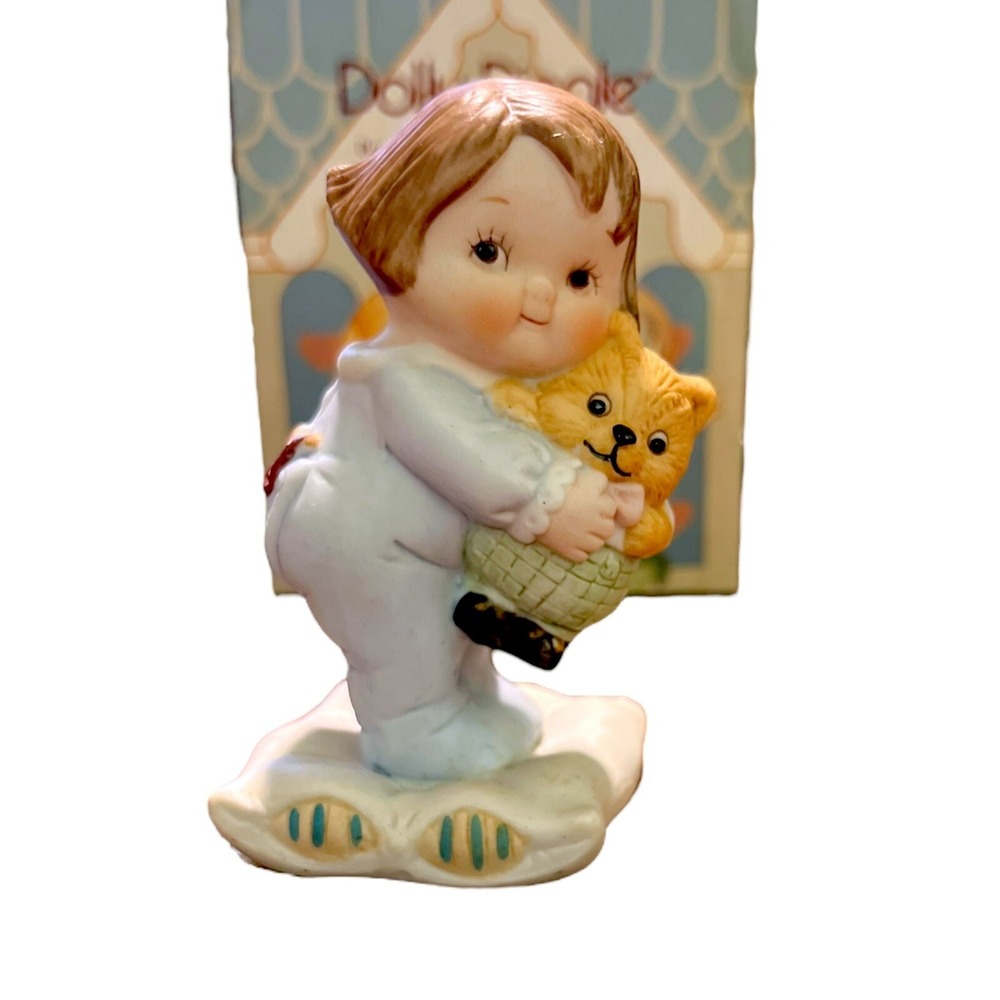 1988 DOLLY DINGLE House of Global Art Jesus Loves You 725203 Kitty Cat